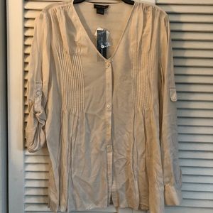 Brand new with tags cream blouse